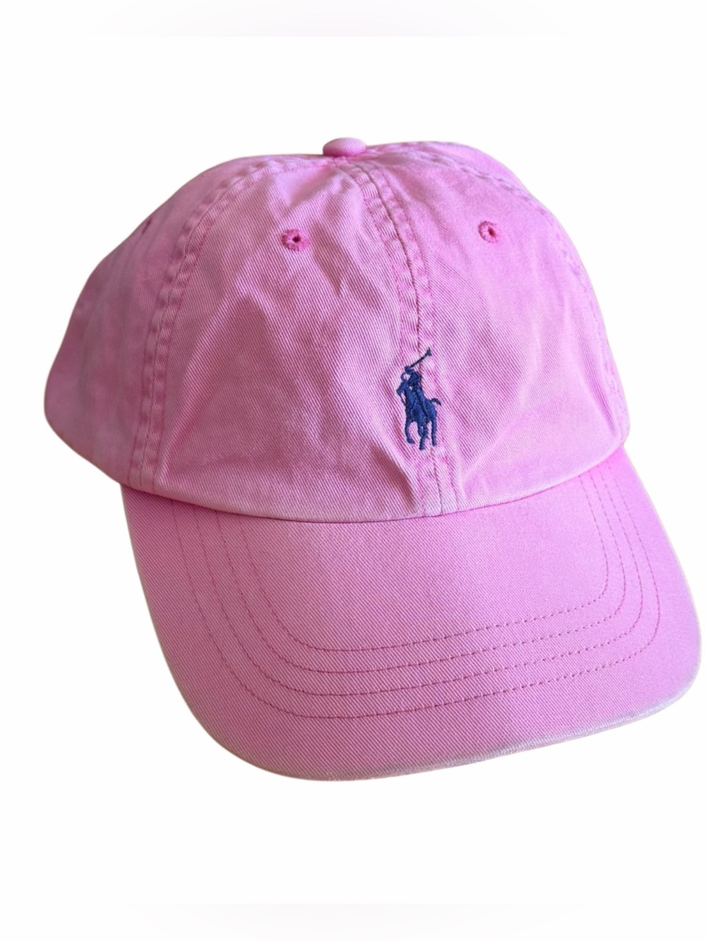 Polo Ralph Lauren Unisex Bubblegum Pink Baseball Hat Women’s Cotton Adjustable